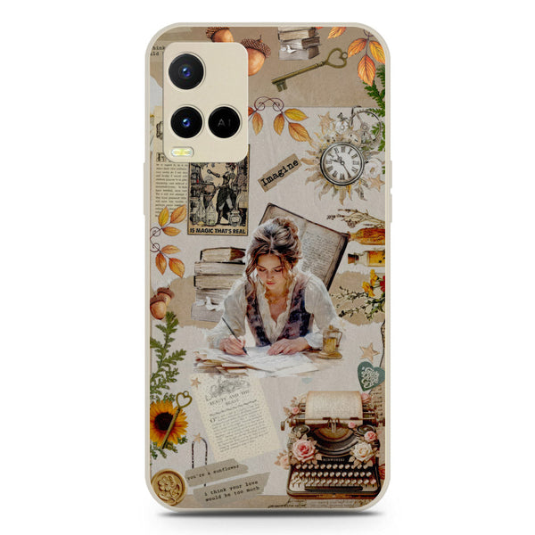 Chapters of You Series Soft Phone Case - Silica Gel Case - Offwhite - Vivo Y21