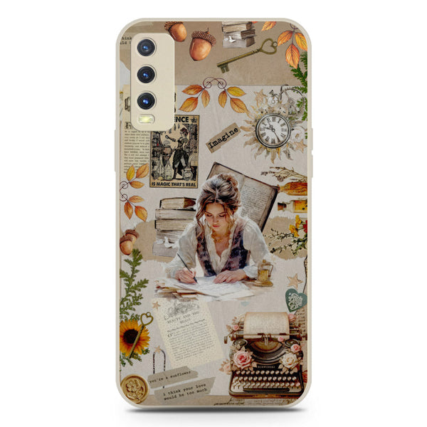 Chapters of You Series Soft Phone Case - Silica Gel Case - Offwhite - Vivo Y20