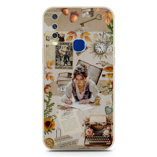 Chapters of You Series Soft Phone Case - Silica Gel Case - Offwhite - Vivo Y15