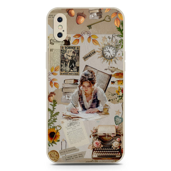 Chapters of You Series Soft Phone Case - Silica Gel Case - Offwhite - iPhone XS Max