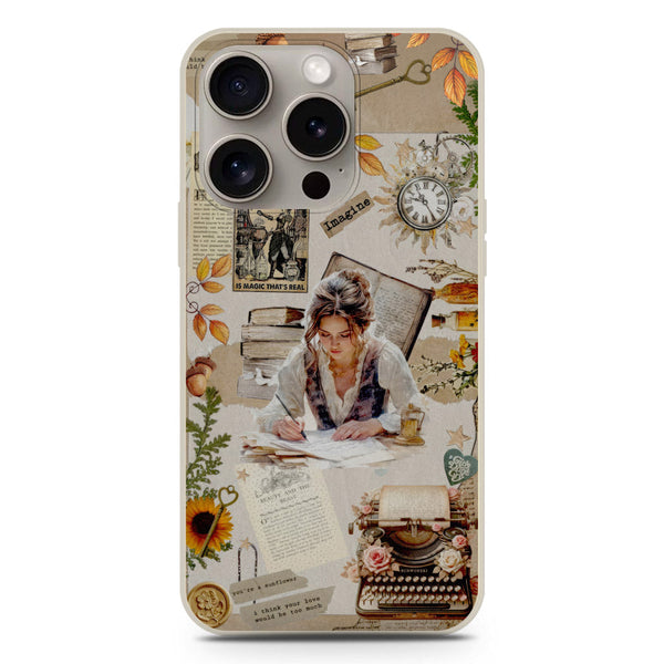 Chapters of You Series Soft Phone Case - Silica Gel Case - Offwhite - iPhone 15 Pro Max