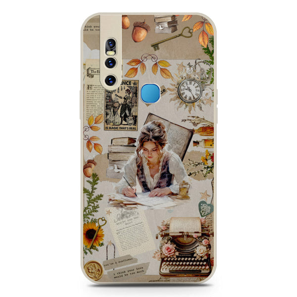 Chapters of You Series Soft Phone Case - Silica Gel Case - Offwhite - Vivo V15