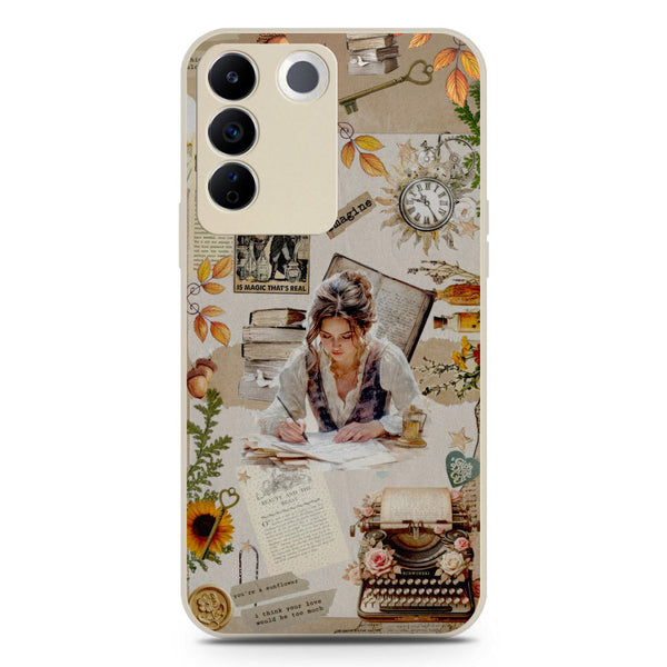 Chapters of You Series Soft Phone Case - Silica Gel Case - Offwhite - Vivo S16e