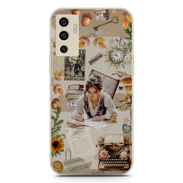 Chapters of You Series Soft Phone Case - Silica Gel Case - Offwhite - Vivo S10e