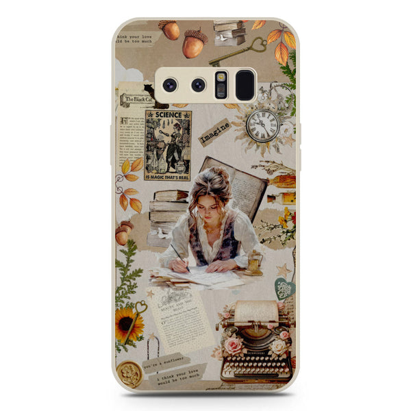 Chapters of You Series Soft Phone Case - Silica Gel Case - Offwhite - Samsung Galaxy Note 8