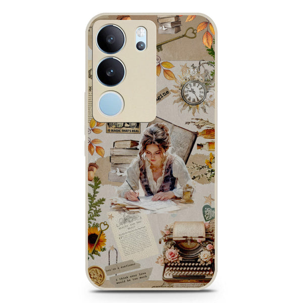 Chapters of You Series Soft Phone Case - Silica Gel Case - Offwhite - Vivo S17 Pro