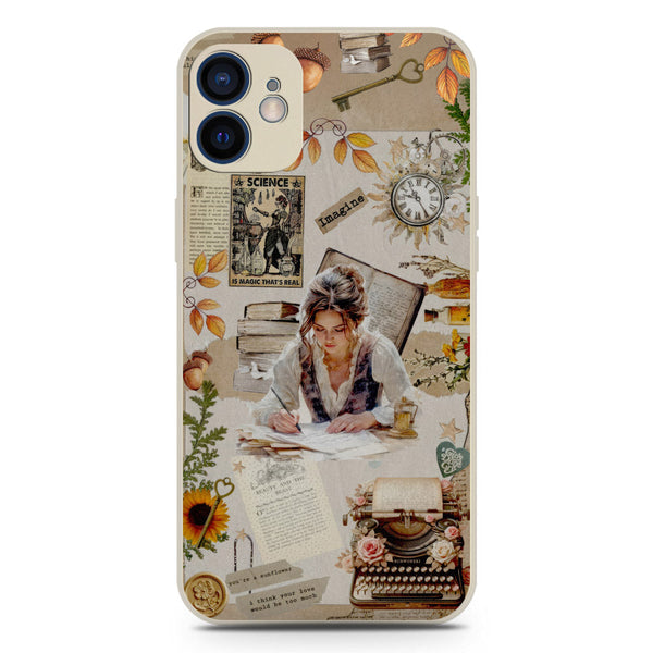 Chapters of You Series Soft Phone Case - Silica Gel Case - Offwhite - iPhone 12 Mini