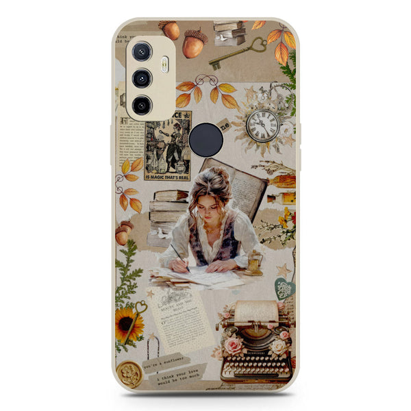 Chapters of You Series Soft Phone Case - Silica Gel Case - Offwhite - Oppo A32