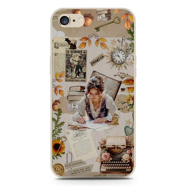 Chapters of You Series Soft Phone Case - Silica Gel Case - Offwhite - iPhone 8 / 7