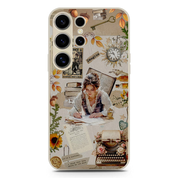 Chapters of You Series Soft Phone Case - Silica Gel Case - Offwhite - Samsung Galaxy S24 Ultra