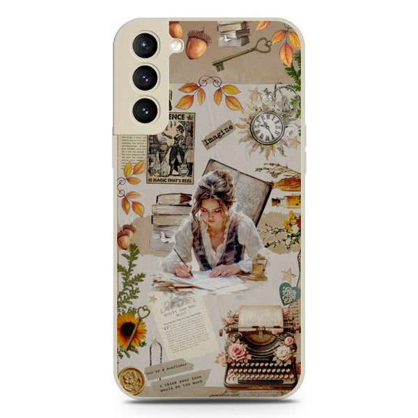 Chapters of You Series Soft Phone Case - Silica Gel Case - Offwhite - Samsung Galaxy S21 Plus 5G