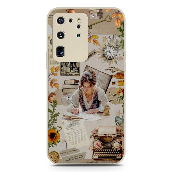 Chapters of You Series Soft Phone Case - Silica Gel Case - Offwhite - Samsung Galaxy S20 Ultra