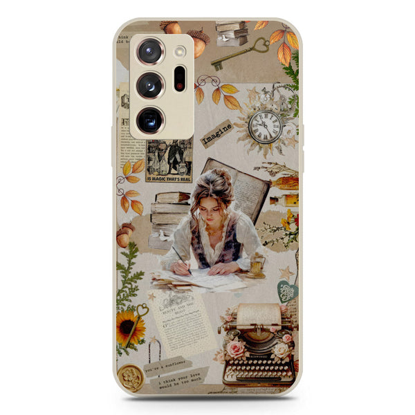 Chapters of You Series Soft Phone Case - Silica Gel Case - Offwhite - Samsung Galaxy Note 20 Ultra