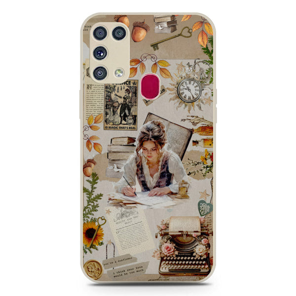 Chapters of You Series Soft Phone Case - Silica Gel Case - Offwhite - Samsung Galaxy M31