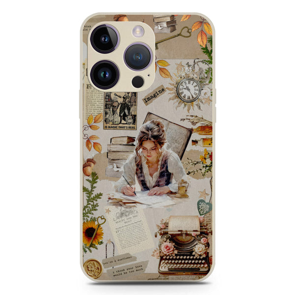 Chapters of You Series Soft Phone Case - Silica Gel Case - Offwhite - iPhone 14 Pro Max