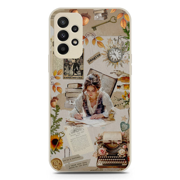 Chapters of You Series Soft Phone Case - Silica Gel Case - Offwhite - Samsung Galaxy A23 5G