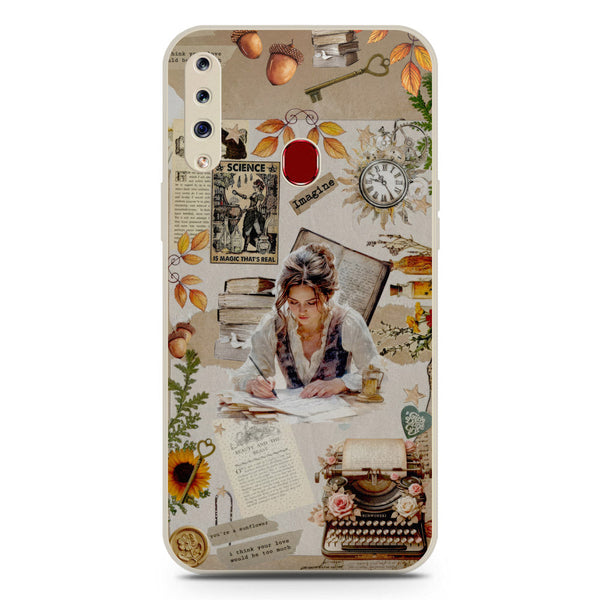 Chapters of You Series Soft Phone Case - Silica Gel Case - Offwhite - Samsung Galaxy A20s