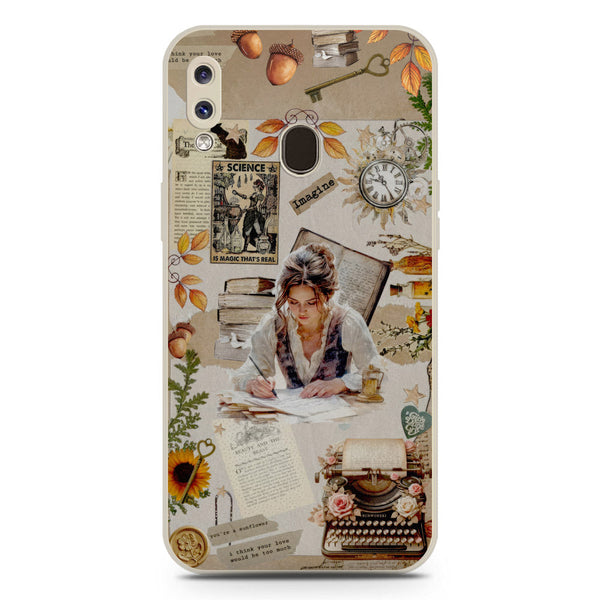 Chapters of You Series Soft Phone Case - Silica Gel Case - Offwhite - Samsung Galaxy A20