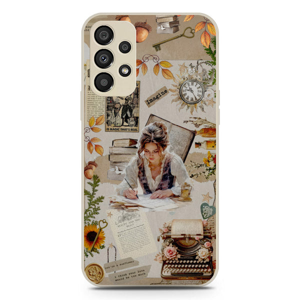 Chapters of You Series Soft Phone Case - Silica Gel Case - Offwhite - Samsung Galaxy A13