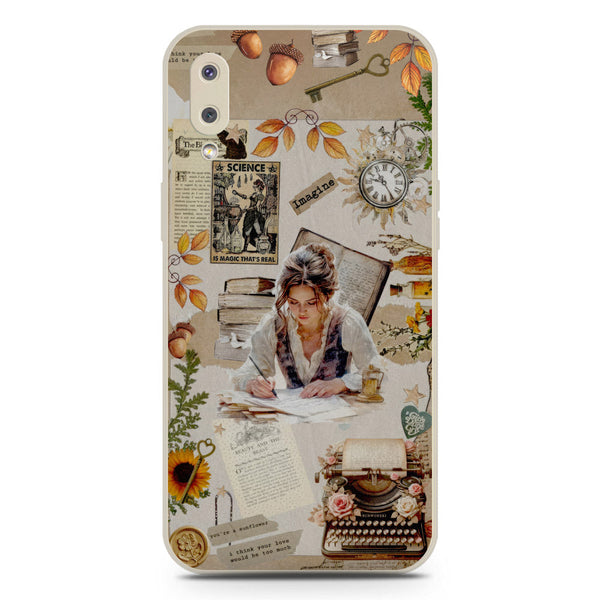 Chapters of You Series Soft Phone Case - Silica Gel Case - Offwhite - Samsung Galaxy A02