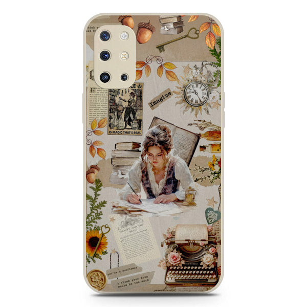 Chapters of You Series Soft Phone Case - Silica Gel Case - Offwhite - OnePlus 8T