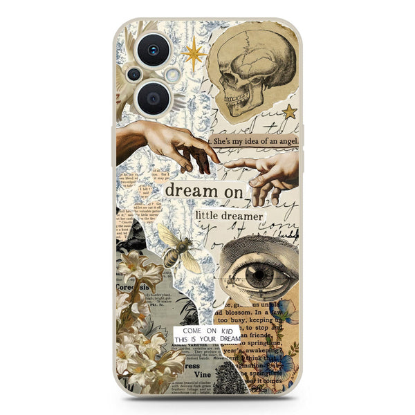 Chapters of You Series Soft Phone Case - Silica Gel Case - Offwhite - Oppo Reno7 Z 5G