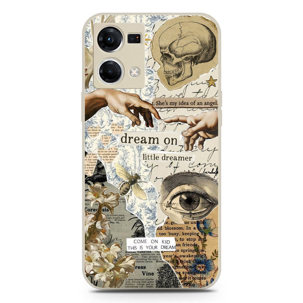 Chapters of You Series Soft Phone Case - Silica Gel Case - Offwhite - Oppo Reno 7 4G
