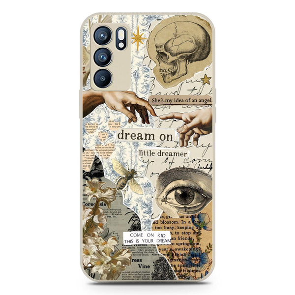 Chapters of You Series Soft Phone Case - Silica Gel Case - Offwhite - Oppo Reno 6 Pro 5G