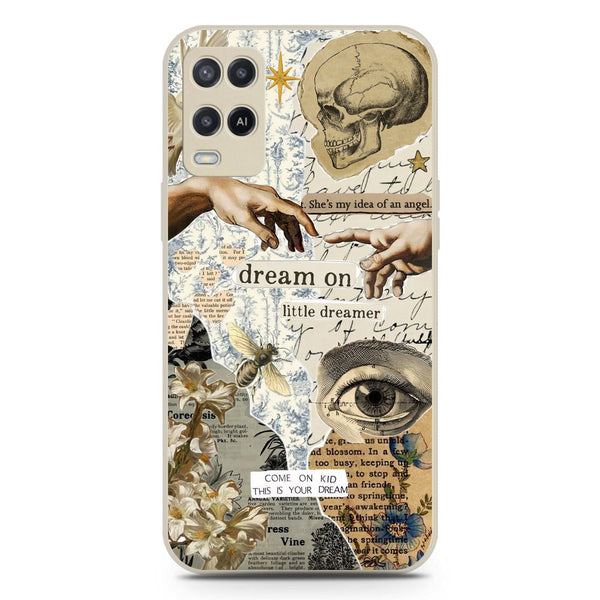 Chapters of You Series Soft Phone Case - Silica Gel Case - Offwhite - Oppo A54 4G