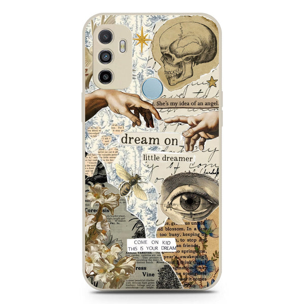 Chapters of You Series Soft Phone Case - Silica Gel Case - Offwhite - Oppo A53s