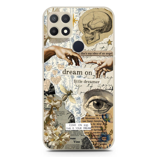 Chapters of You Series Soft Phone Case - Silica Gel Case - Offwhite - Oppo A15