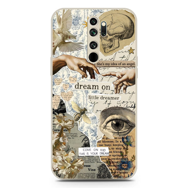 Chapters of You Series Soft Phone Case - Silica Gel Case - Offwhite - Xiaomi Redmi Note 8 Pro