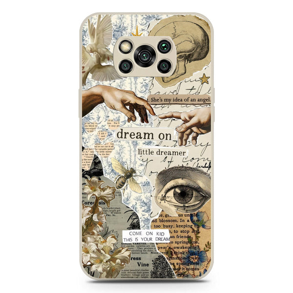 Chapters of You Series Soft Phone Case - Silica Gel Case - Offwhite - Xiaomi Poco X3 Pro