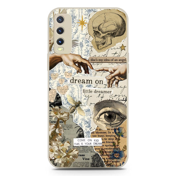Chapters of You Series Soft Phone Case - Silica Gel Case - Offwhite - Vivo Y20i