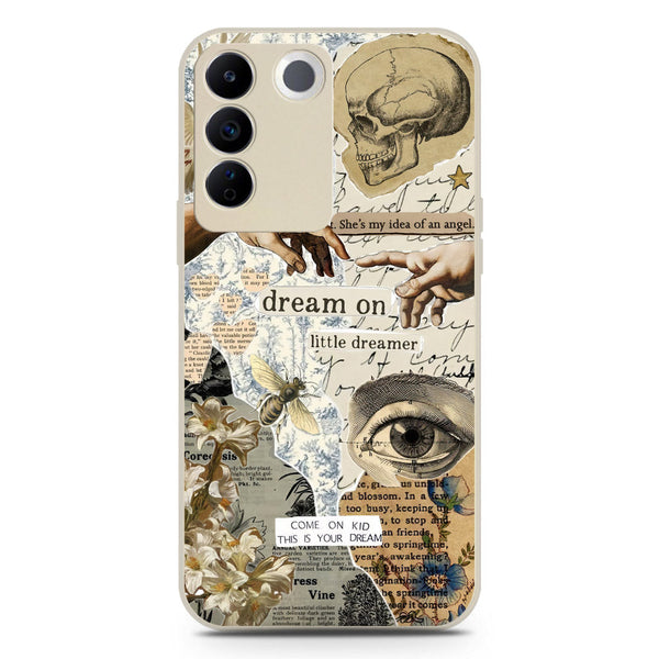 Chapters of You Series Soft Phone Case - Silica Gel Case - Offwhite - Vivo S16e