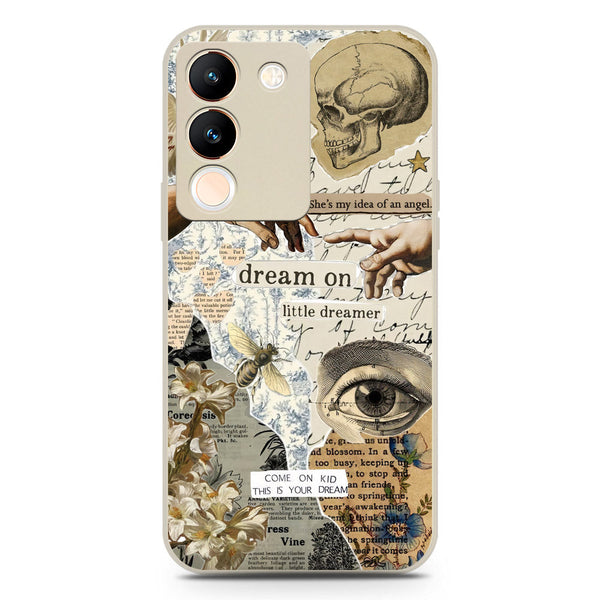 Chapters of You Series Soft Phone Case - Silica Gel Case - Offwhite - Offwhite - Vivo V29e