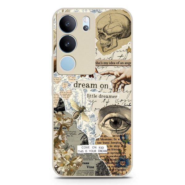 Chapters of You Series Soft Phone Case - Silica Gel Case - Offwhite - Vivo S17t