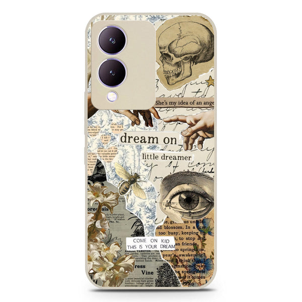 Chapters of You Series Soft Phone Case - Silica Gel Case - Offwhite - Vivo Y17s
