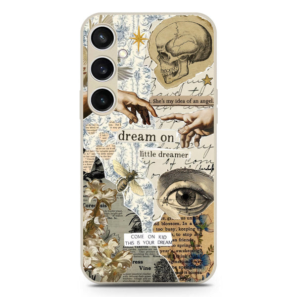 Chapters of You Series Soft Phone Case - Silica Gel Case - Offwhite - Samsung Galaxy S23 FE