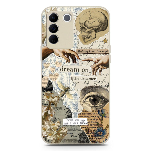 Chapters of You Series Soft Phone Case - Silica Gel Case - Offwhite - Vivo V27e