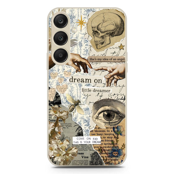 Chapters of You Series Soft Phone Case - Silica Gel Case - Offwhite - Samsung Galaxy A25 5G