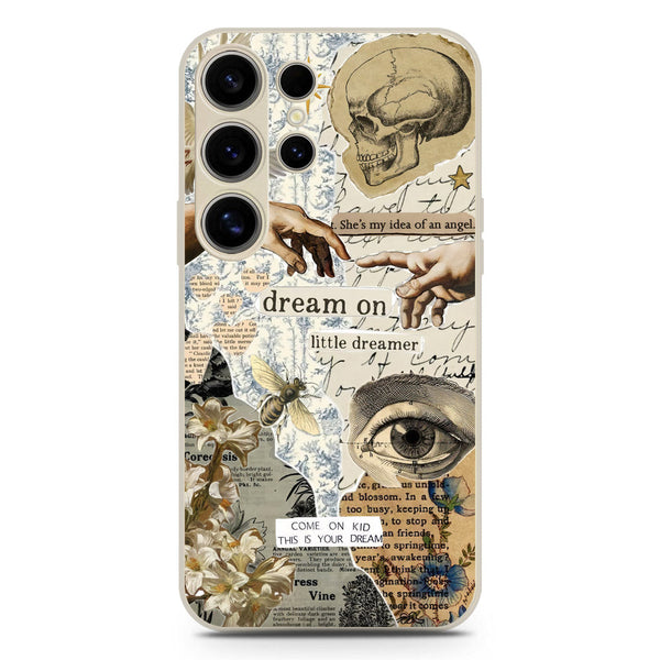 Chapters of You Series Soft Phone Case - Silica Gel Case - Offwhite - Samsung Galaxy S24 Ultra