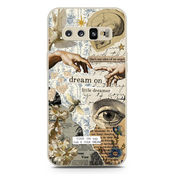 Chapters of You Series Soft Phone Case - Silica Gel Case - Offwhite - Samsung Galaxy S10 Plus