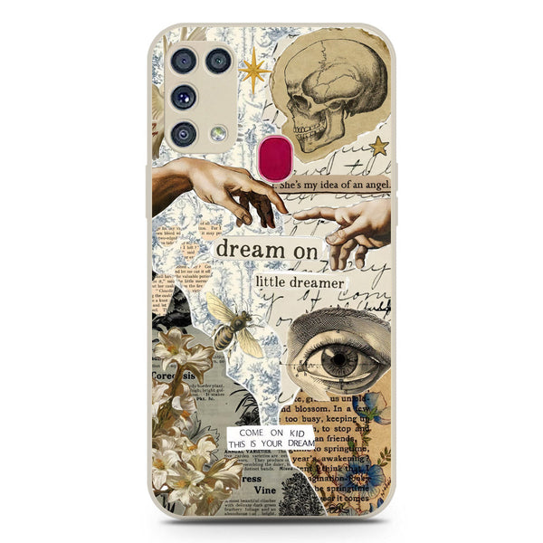 Chapters of You Series Soft Phone Case - Silica Gel Case - Offwhite - Samsung Galaxy M31