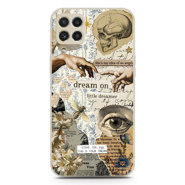 Chapters of You Series Soft Phone Case - Silica Gel Case - Offwhite - Samsung Galaxy M22