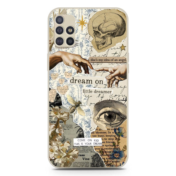 Chapters of You Series Soft Phone Case - Silica Gel Case - Offwhite - Samsung Galaxy A71