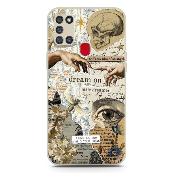 Chapters of You Series Soft Phone Case - Silica Gel Case - Offwhite - Samsung Galaxy A21s