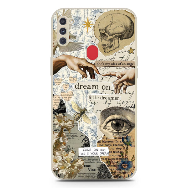 Chapters of You Series Soft Phone Case - Silica Gel Case - Offwhite - Samsung Galaxy A11