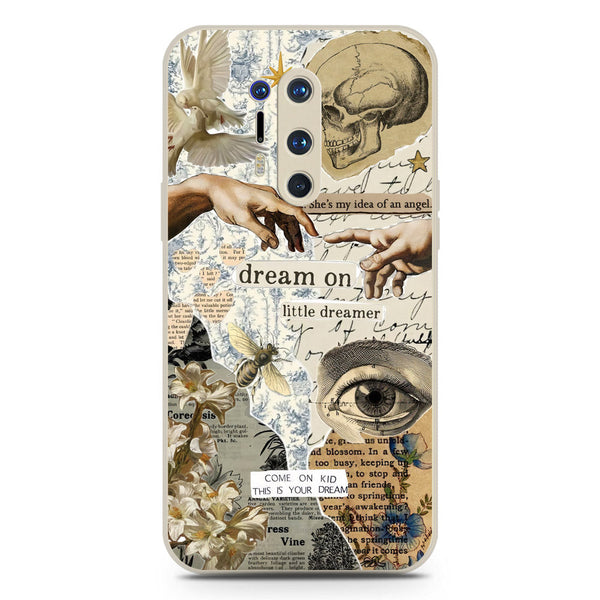 Chapters of You Series Soft Phone Case - Silica Gel Case - Offwhite - OnePlus 8 Pro