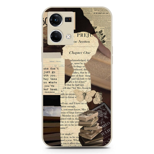 Chapters of You Series Soft Phone Case - Silica Gel Case - Offwhite - Oppo Reno 7 4G